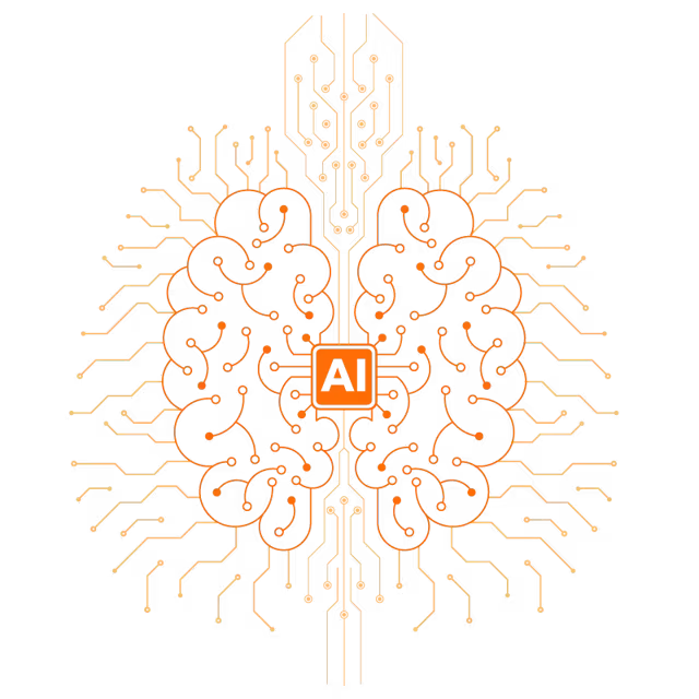 AI Brain Illustration